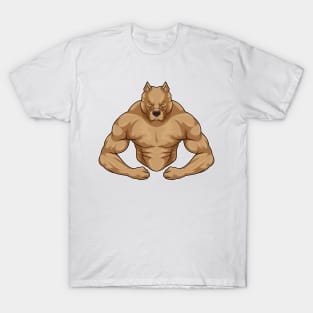 Pitbull as Bodybuilder extreme T-Shirt